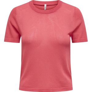 Onleffie - Gebreide Pullover - O-hals - Korte Mouwen - Regular Fit