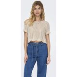 Gebreide Pullover - O-hals - Korte Mouwen - Zacht Knitwear - Regular Fit