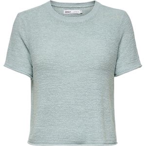 Gebreide Trui - Effen - Knitwear - Ronde Hals - Kwartmouw