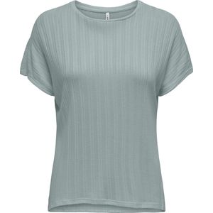 Only - Onlirina O-neck Top Jrs Noos - T-shirt - Abyss - 83% Viscose, 17% Polyester