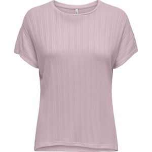 Only - Onlirina O-neck Top Jrs Noos - T-shirt - Violet Ice - 83% Viscose, 17% Polyester