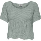 Onlnola - Gebreide Pullover - O-hals - Korte Mouwen - Regular Fit