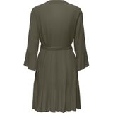 ONLClemmentine - Jurk - Effen - Viscose - Lange Mouwen - Knielengte