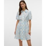 Vmdicthe - Blousejurk - Groen - V-Hals - Knoopsluiting - Regular Fit