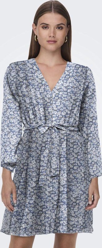 Jurk - ONLCera - Bloemenprint - Korte Mouwen - Gerecycled Materiaal