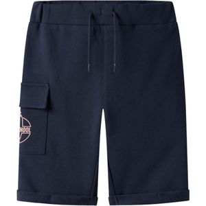 NAME IT Jongens Nkmfens Long SWE Shorts Unb Ps, navy blazer, 146