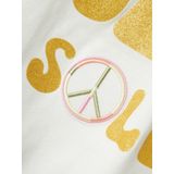 NAME IT - Nkfforva Ss Short Loose Top - Cloud Dancer - Katoen