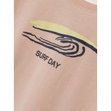 NAME IT KIDS - T-shirt - Zalmroze - Regular Fit - Katoen