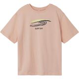 NAME IT KIDS - T-shirt - Zalmroze - Regular Fit - Katoen