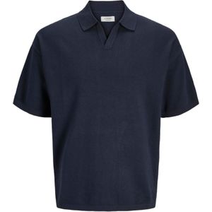 JJ REBEL - Poloshirt - Katoen/Polyester - Korte Mouwen - Gebreide Details