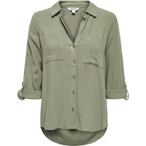 ONLY ONLYASMIN-SIESTA LS LI BL SHIRT PNT NOOS Dames Blouse - Deep Lichen Green