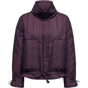 Only - Onlwaleria Quilted Jacket - Gewatteerde Jas - Mauve Wine