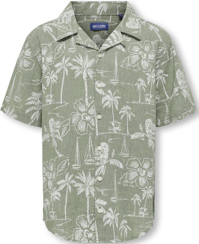 ONLY & SONS JUNIOR - Overhemd - Blauw - Katoen