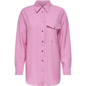 Only - Life Geweven Blouse in Fuchsia Roze voor Dames