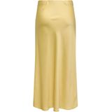 ONLY - Rok - Geel - Satijn - Polyester