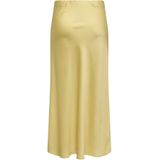 ONLY - Rok - Geel - Satijn - Polyester