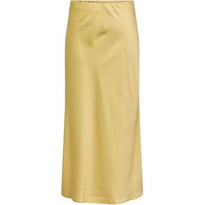 ONLY - Rok - Geel - Satijn - Polyester