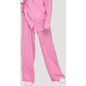 Only - Onltania Life Hw Pull-up Pant - Fuchsia Pink - Broek