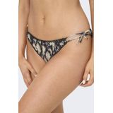 ONLY - ONLTRICIA - Bikinibroekje - Donkerblauw/Ecru