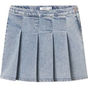 Name it zomer rok meisjes - licht blauw denim - Nkfdebi