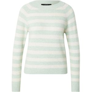 Vero Moda - VMDOFFY LS O-NECK BLOUSE GA NOOS - Gebreide Trui - Silt Green - Regular Fit