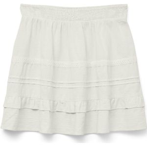 Vero Moda - Korte Rok - Off-White - Ecoverot Viscose