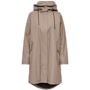 Only - Onlsia Sally - Damesjas - Walnut - Regular Fit - Knoop- en Ritssluiting