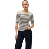 VERO MODA - Trui - Blauw - Ronde Hals - 3/4 Mouwen