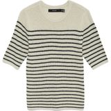 VERO MODA - Trui - Blauw - Ronde Hals - 3/4 Mouwen