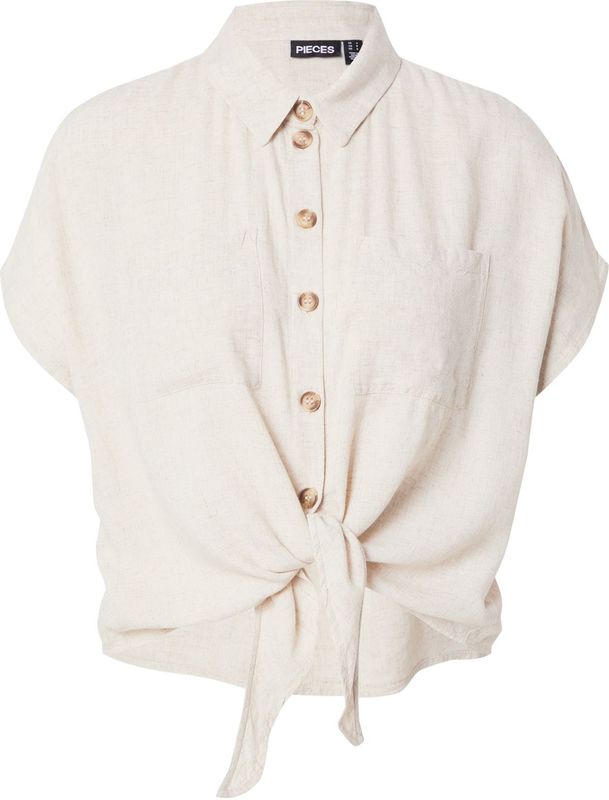 Pieces - Pia - Overhemd - Korte Mouwen - Regular Fit