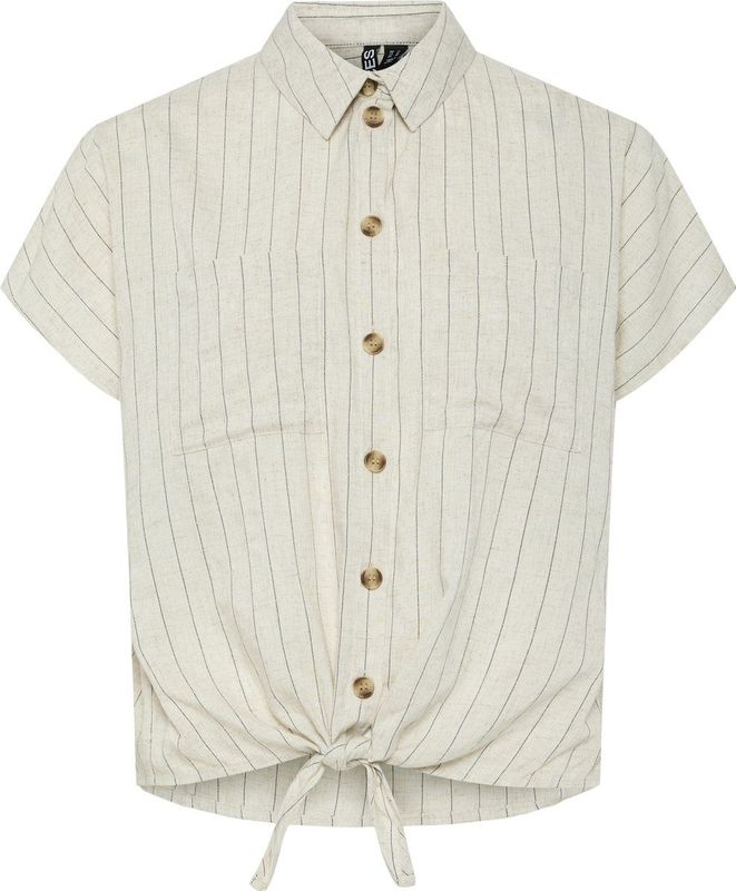 Pieces - Pia - Overhemd - Korte Mouwen - Regular Fit