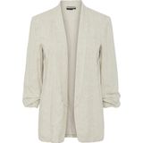 Blazer - Blauw - 70% Viscose, 30% Linnen - Regular Fit