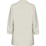 Blazer - Blauw - 70% Viscose, 30% Linnen - Regular Fit