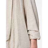 Blazer - Blauw - 70% Viscose, 30% Linnen - Regular Fit