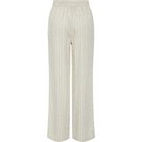 Broek - Wijde Pijpen - Zwart - 70% Viscose 30% Linnen