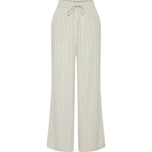 Broek - Wijde Pijpen - Zwart - 70% Viscose 30% Linnen