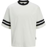 Jack & Jones - JCORETREAT - T-shirt - Zwart/Wit - Wijde Pasvorm
