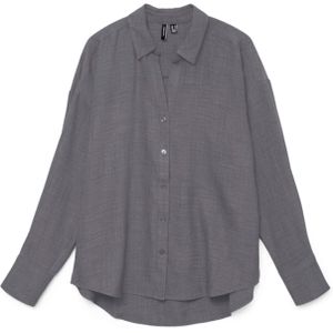 VERO MODA - Vmmelaney Queeny - Longsleeve - Excalibur - Katoen