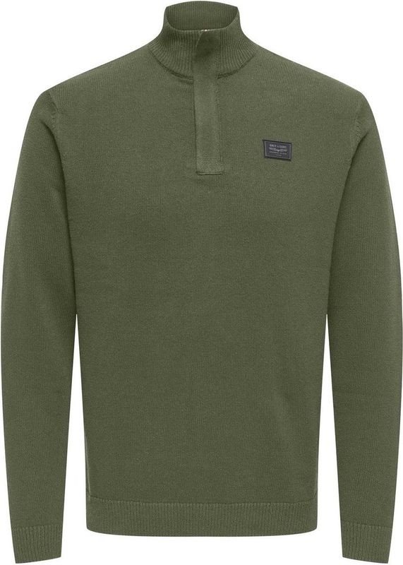 Only & Sons Onsjaxson Life Reg 12 Half Zip Knit Cs Heren Trui