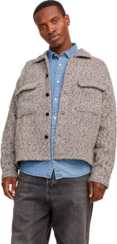 Jack & Jones - Winter Twill Overshirt - Gelaagd Kledingstuk - Lange Mouwen