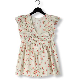 Konges Slojd Evia Bow Dress Gots Meisjes - Jurk - Roze - Maat 98