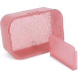 Konges Sløjd - Lunchbox - Transparant Roze - Glanzend Plastic