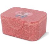 Konges Sløjd - Lunchbox - Transparant Roze - Glanzend Plastic