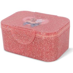 Konges Sløjd - Lunchbox - Transparant Roze - Glanzend Plastic