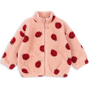 Konges Sløjd - Jody Teddy - Fleece Jas - Lieveheersbeestje Roze