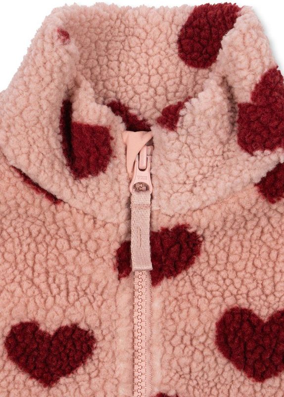 Konges Sløjd Fleece Trui - Jody Teddy - Coeur Mellow - Konges Sløjd - 74 - Fleece Jas