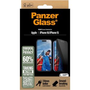 PanzerGlass PanzerGlass Privacy iPhone 16/15 UWF