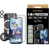 PanzerGlass® 4-in-1 Protection Schutzset für iPhone 16