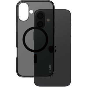 CARE by PanzerGlass® Flagship Case Urban Combat Smokey Schwarz MagSafe für iPhone 16 Plus