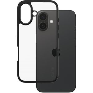 CARE by PanzerGlass® Flagship Case Transparent Urban Combat Schwarz Rahmen für iPhone 16